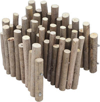 Flexible Hamster Wooden Bridge, 11.8In Hamster Fence, Wooden Sticks for Hamster Cage Decor And Platforms, Syrian Hamster Cage Accessories Wood