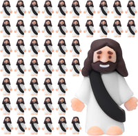 Sumind 50 Pcs Little Jesus Figures Original Design - Black