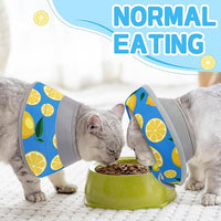 Cat Cone Collar Soft, Comfortable Cat Recovery Collar Pet Cone for Small Large Cats, Lightweight Elizabethan Collar for Cats Kittens After Surgery Prevent from Licking Wounds, Green, S