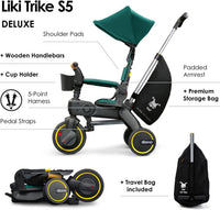 Doona Liki Trike S3, Foldable Tricycle - Racing Green / S5 - image 2