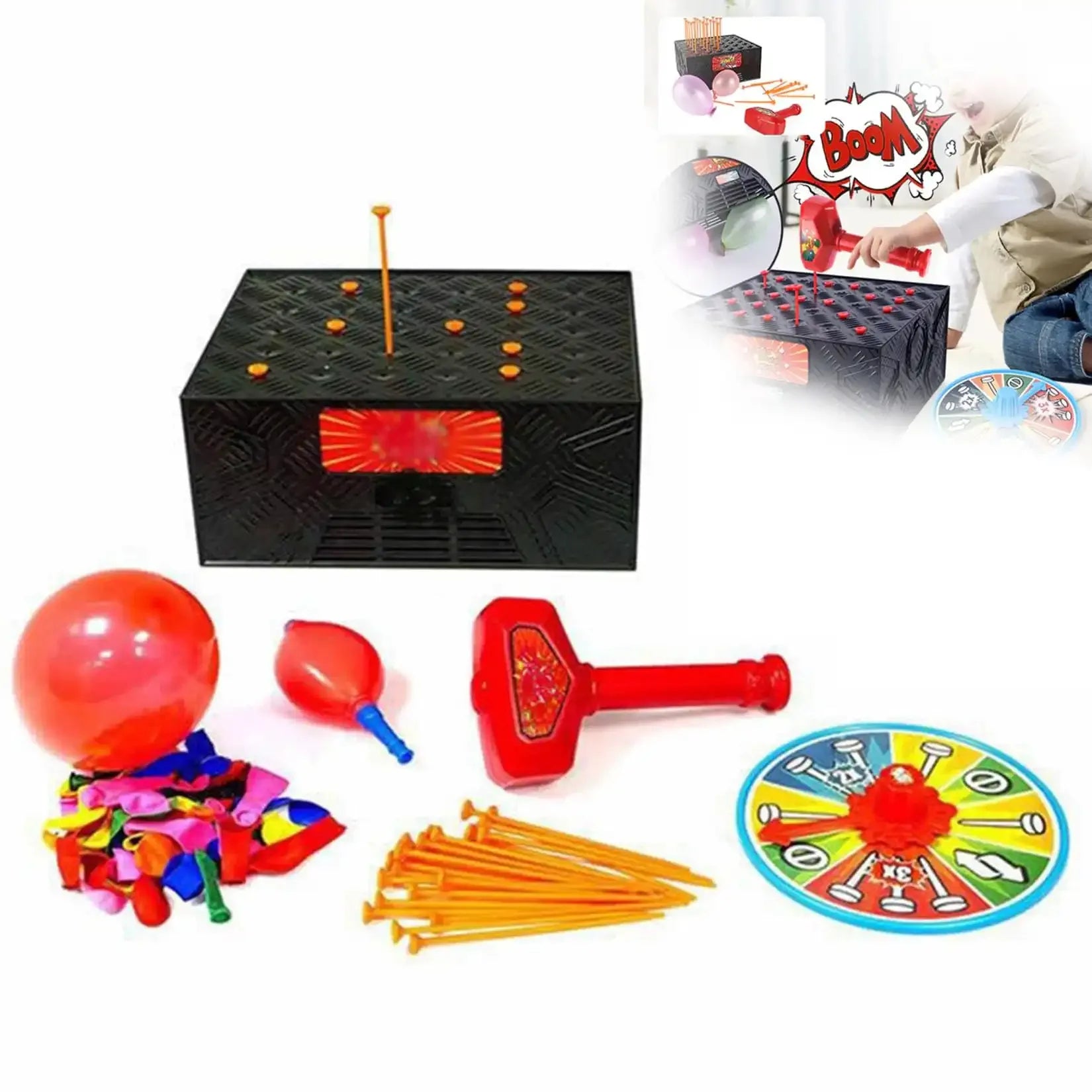 MEACAOFG Balloon Fight Double Multiplayer Puzzle Funny Stress Relief Game - BIG FRENCHIES