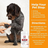 Nootie Medicated Dog Wipes, 2% Chlorhexidine and 2% Miconazole Formulated Pet Wipes for Dogs and Cats - 5"x 6" Size XL Wipes - 70 Count - Sold in Over 10,000 Vet Clinics and Pet Stores Worldwide
