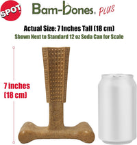SPOT Bam-Bones Plus T-Bone Dog Chew - Chicken / Large - image 3
