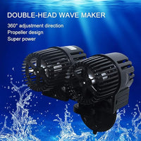 UPETTOOLS 6340 GPH Submersible Aquarium Circulation Pump - Adjustable 360° Wave Maker Powerhead for Fish Tanks - High Power Water Pump for Optimal Water Flow 24W（120-200Gallon）