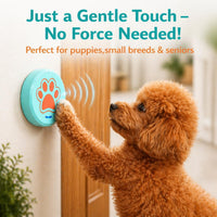 Dog Training Bells for Door - 2 Blue-orange Button - image 2