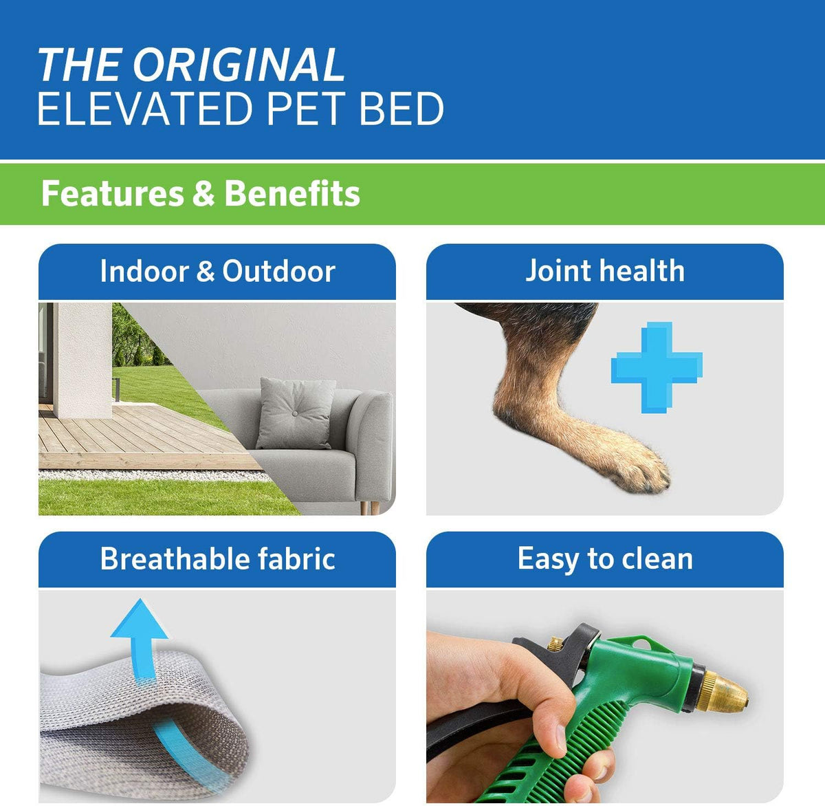 Coolaroo Original Elevated Dog Bed - Medium Dog Bed / Terracotta (Pack of 1) - image 3