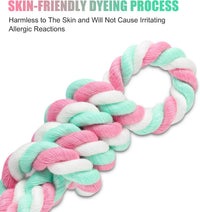 5 FT Handmade Rope Dog Leash for Small Medium and Large Dogs – Essentials for Dogs - 5FT x 1/2in (Pack of 1) / Cherry Blossom Pink - image 3