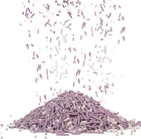 Tofu Cat Litter, Dust-Free Kitty Litter, Fast Drying, Ultra Absorbent Clumping Cat Pellets, Lavender Odor Control, Less Scattering, Dust-Free Mixed Tofu.