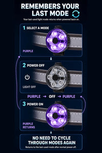 2-Pack Dog Collar Light with Memory Function, 8 Modes - 2 - image 3