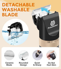 Dog Clippers for Grooming, 4-Speed & LCD - Black / C95 - image 3