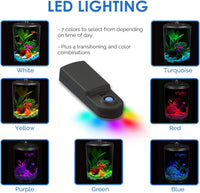 Koller Products AquaView 3-Gallon 360 Aquarium with LED Lighting - image 4
