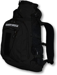 K9 Sport Sack Plus 2 - Small, Jet Black - Ideal for Dogs 13-16” Long - Adjustable, Backpack-Style Carrier with Multi-Functional Storage Pack, Thick Shoulder Straps & Padded Back Panel
