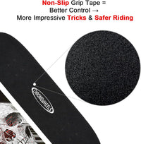 ChromeWheels 31 inch Skateboard Double Kick Skate Board Cruiser - White - image 3