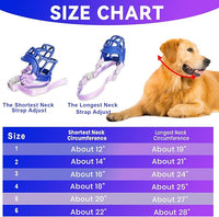 Basket Muzzle Allows Panting Drinking, Anti Biting Chewing, Suitable for Grooming Trimming Training, for Small Medium Large Dogs (Blue, Size 4)