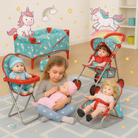 fash n kolor 4 Piece Doll Play Set, Includes - Rainbow - image 2