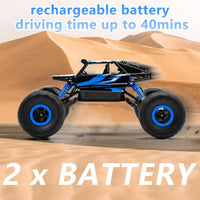 Cheerwing 1:18 Rock Crawler 2.4Ghz Remote Control Car 4WD Off Road RC - Blue - image 2