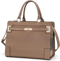 Fashion Pet Carrier Dog Cat Carrier Purse Soft-Sided Leather Handbag - Khaki