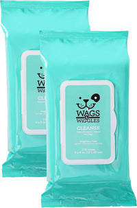 Wags & Wiggles Hypoallergenic Dog Wipes, Fragrance-Free - Fragrance Free - Hypoallergenic / 100 Count (Pack of 2)