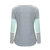 Maternity Nursing T-Shirt with Stitching and Long Sleeves - # BAGE211510102-NURSG - BIG FRENCHIES