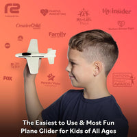 Foam Airplanes - Stocking Stuffers for Kids All Ages 4 5 6 7 8 9 10 Year Old - Best Toy Gift - Boy - White - image 2