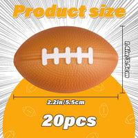 Hxezoc 20 mini baseball stress balls made of soft foam - view 9