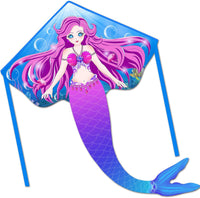 Honbo large mermaid delta kite for kids and adults in bright colors - view 3