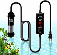 AquaMiracle 100W Dual LED Display Small Aquarium Heater for 10-20 Gal - 5-10 Gal Tanks