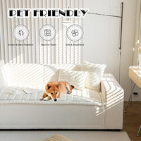 ZQFFB Pet Couch Cover Dogs Washable Non-Slip Couch Protector Pet Friendly Dog Mat for Couches and Sofas