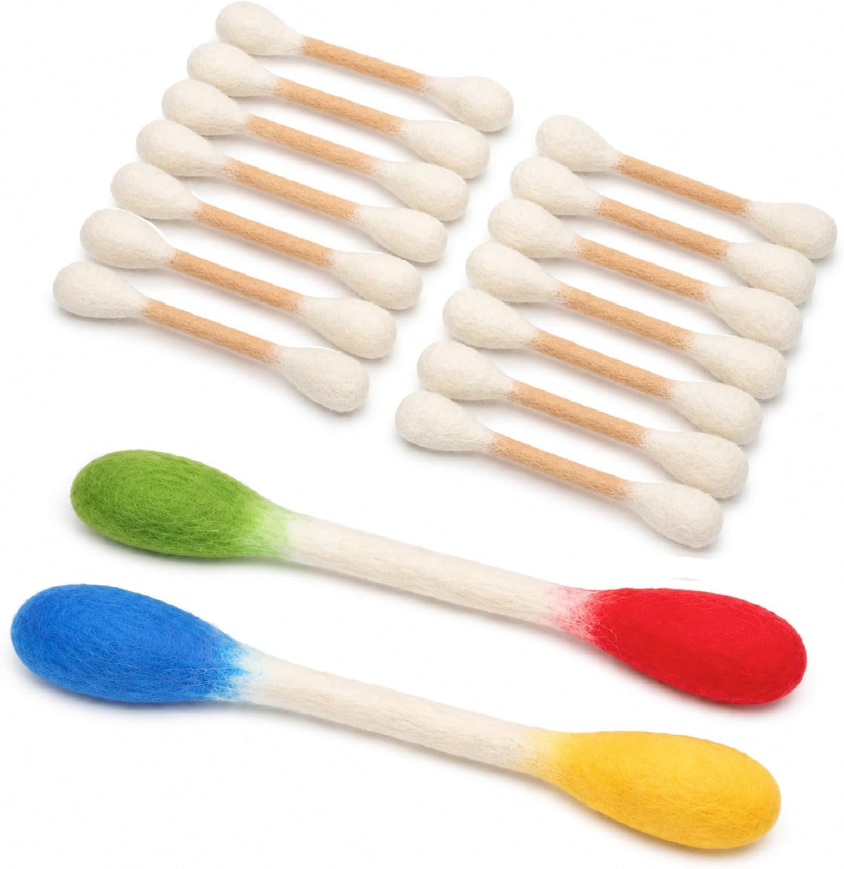 Glaciart One XXL Swabs Cat Toys with Catnip, 2 Pk - Mixed Swabs / Regular