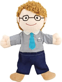 Family Hand Puppets for Kids, Includes Grandpa, Grandma, Dad - Whole Body Dad