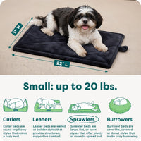 FurHaven ThermaNAP Self Warming Cat Mat - Small - 22"L x 17"W / Black - image 3