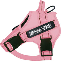 voopet Service Dog Harness, Emotional Support Pet Vest Harness - Small (Pack of 1) / Pink