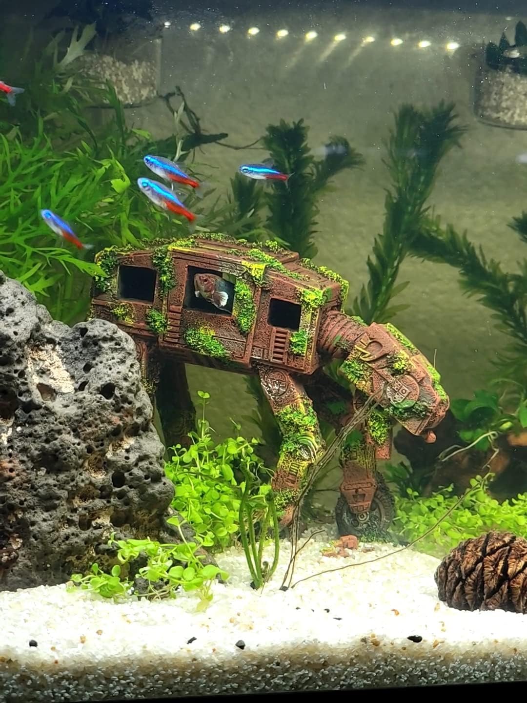 YZHZOM at-at Walker Aquarium Decorations Cool Fish Tank Decorations - image 2