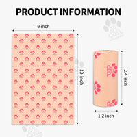 Dog Poop Bags Rolls with Dispenser 150 Count Biodegradable Bags - 1 Count (Pack of 300) / A-Pink(Cherry Blossom)-300 Bags - image 3