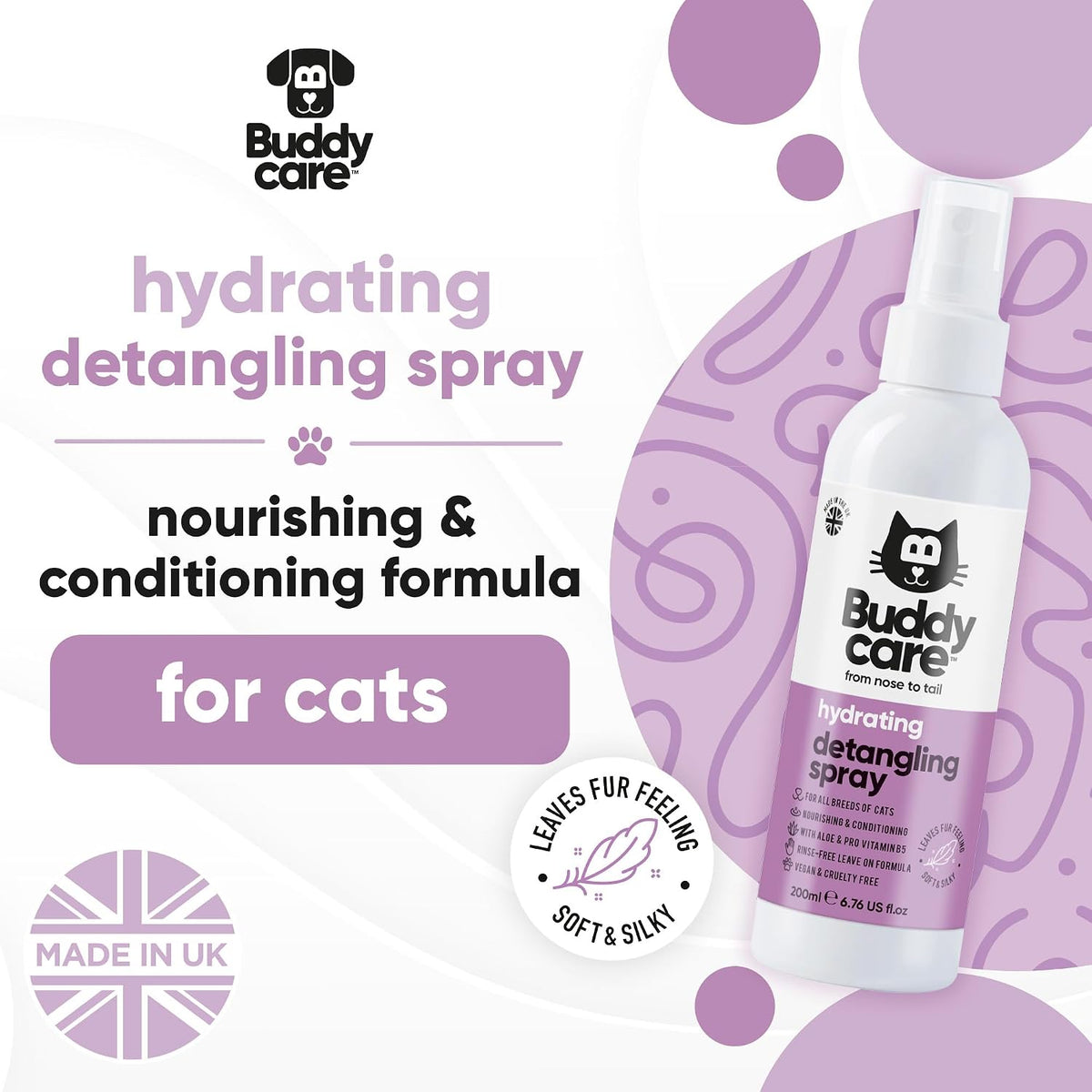 Buddycare Detangling Spray for Cats - image 2