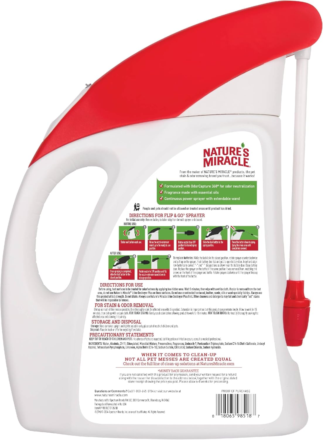 Nature's Miracle Dog Urine Destroyer Plus, Enzymatic - image 2