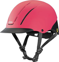 Troxel Spirit MIPS Technology Full Coverage Horse Riding Helmet, Horseback Riding Gear for Equestrians, Large (7-3/8-7-3/4), Pink Duratec