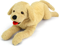 LotFancy Dog Stuffed Animals Plush - Beige / 26 inch