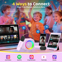 Karaoke Machine for Kids, Toys for 3-12 Years Old Girls Gifts – Fun for Kids & Family - Purple - image 4