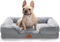 Orthopedic Dog Bed Medium Size Dog, Memory Foam Dog Bed Couch - Grey / 30.0" L x 20.0" W x 6.3" Th