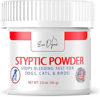 3-PK Styptic Powder for Dogs, Cats, and Birds (2 oz) by Evo Dyne | Fast-Acting Blood Stop Powder for Pets | Quick Stop Bleeding Powder for Dog Nail Clipping, Grooming, Cuts and More (3-Pack)