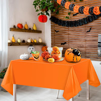 NOVWANG kids party tablecloth 4-pack in red, yellow, cloud and cow print - view 16