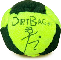 DIRTBAG All Star Footbag 3 Pack with Pouch, 100% Handmade - Fluorescent Yellow/Black - image 2