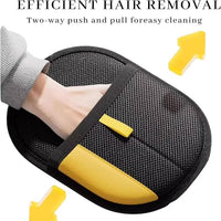 Whisker Gizmo Pet Hair Remover，Reusable Pet Hair Remover Glove，Pet Hair Removal Glove, Ultimate Pet Grooming Glove for Cats & Dogs - Dual-Sided Electrostatic Pet Hair Remover Mittens (2PCS)