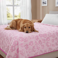 Stuffed Premium Soft Dog Blanket Washable - Pink / XL(66x82")