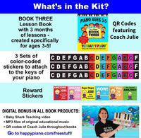 The Happy Piano Toddler Piano Book 1 Kit for Kids Ages 3-5 - Book 3 - image 2