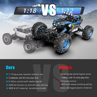 CROBOLL 1:12 Large RC Cars for Boys - Blue - image 4