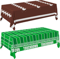 Gatherfun Football Party Decorations Disposable Tablecloth Plastic - football 2