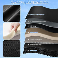 Back Seat Extender for Dogs, Dog Car Seat Cover for Back Seat with Hard Bottom,Waterproof Hammock for Car Pet Backseat Protector,Upgraded PU Leather Material for Car & SUV(Holds 400lbs)