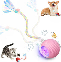 2 Packs Speed 2.0 Tail Interactive Cat Toys for Indoor Cats - Pink
